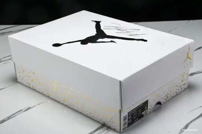 Reps LUCY Gold Jordan 4 Retro AQ9129-170 Metallic 0622